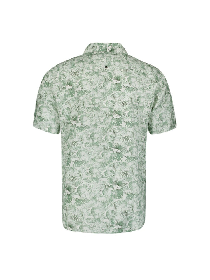 No Excess overhemd k/m heren groen dessin – 27440335