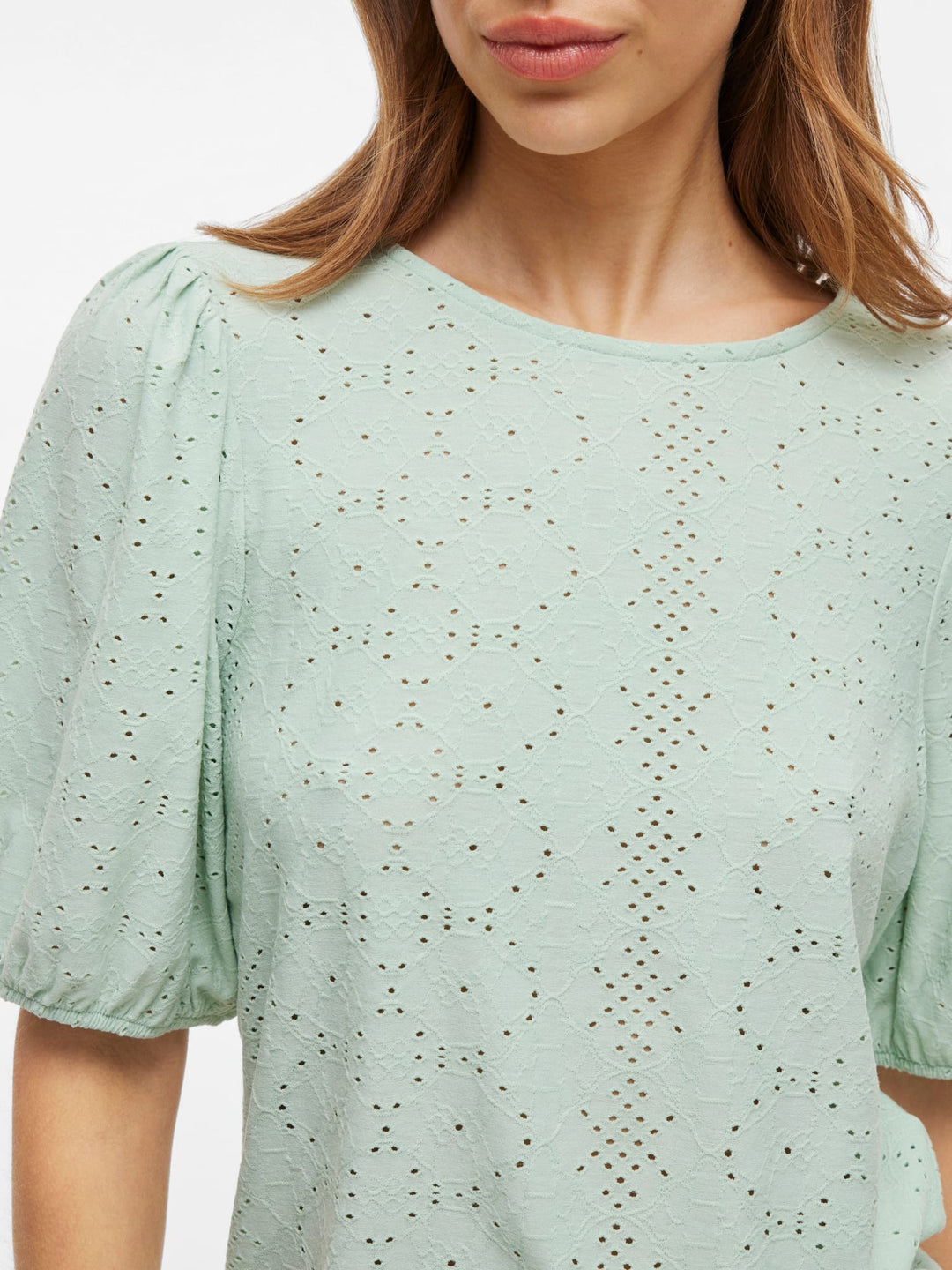 Vila VIKALLY O-NECK 2/4 TOP - T-shirt dames mint