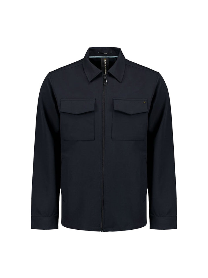 No Excess overshirt navy – vest sweat heren