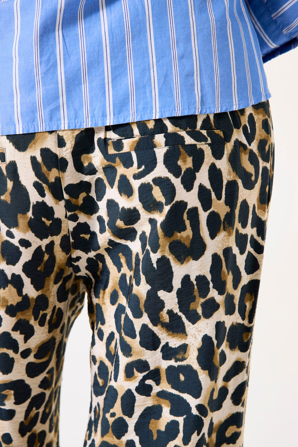 Garcia woman H501109 lange broek bruin dessin – dames