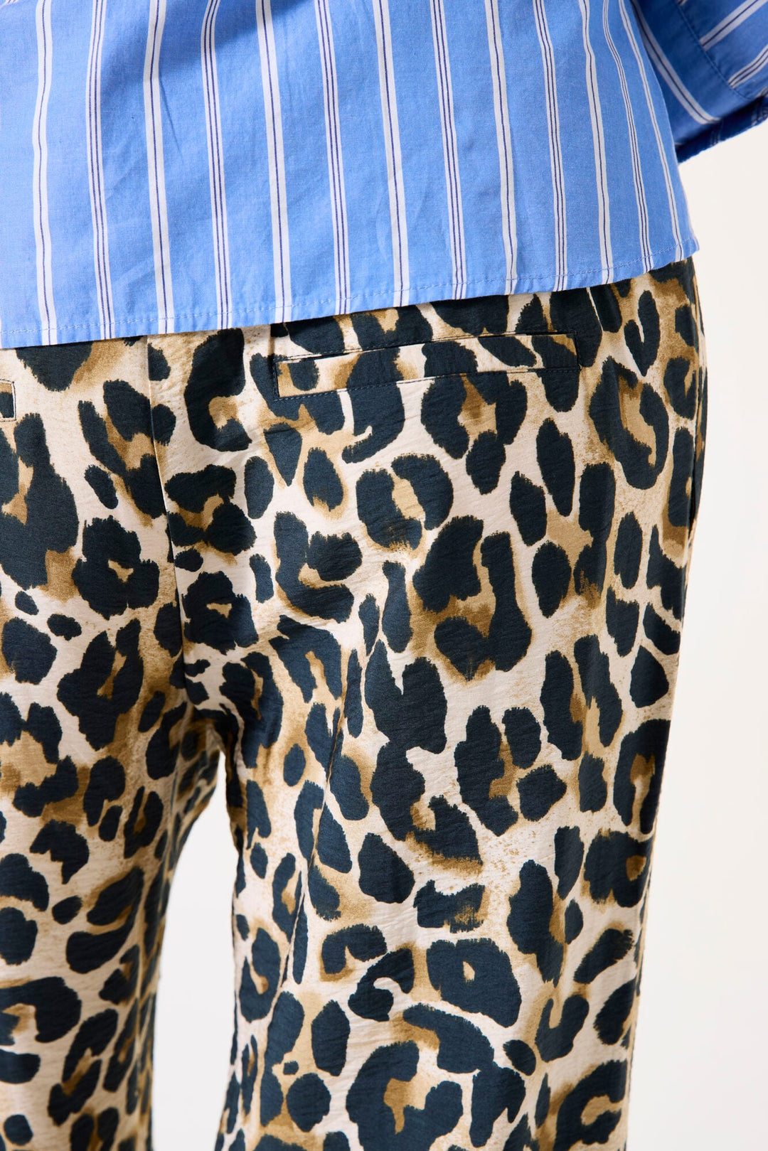 Garcia woman H501109 lange broek bruin dessin – dames