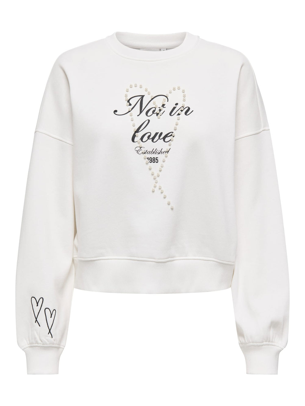 Only Kiara sweater dames off-white – trendy en comfortabel