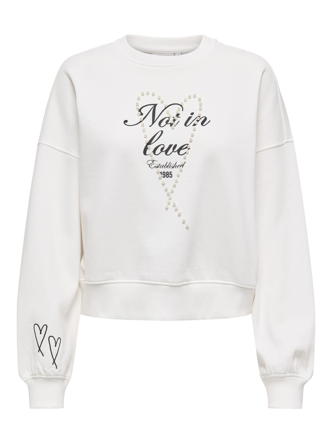 Only Kiara sweater dames off-white – trendy en comfortabel