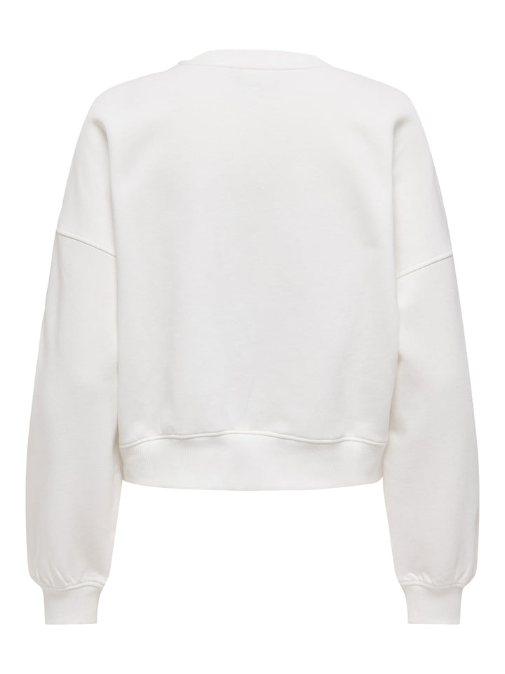 Only Kiara sweater dames off-white – trendy en comfortabel