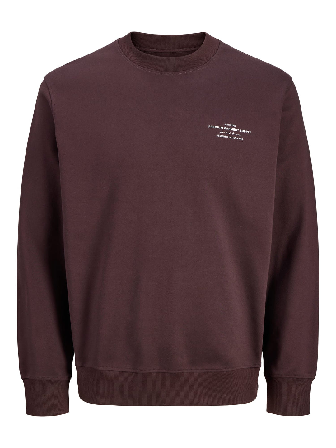 Jack &amp; Jones 12261386 Chad sweater aubergine – heren