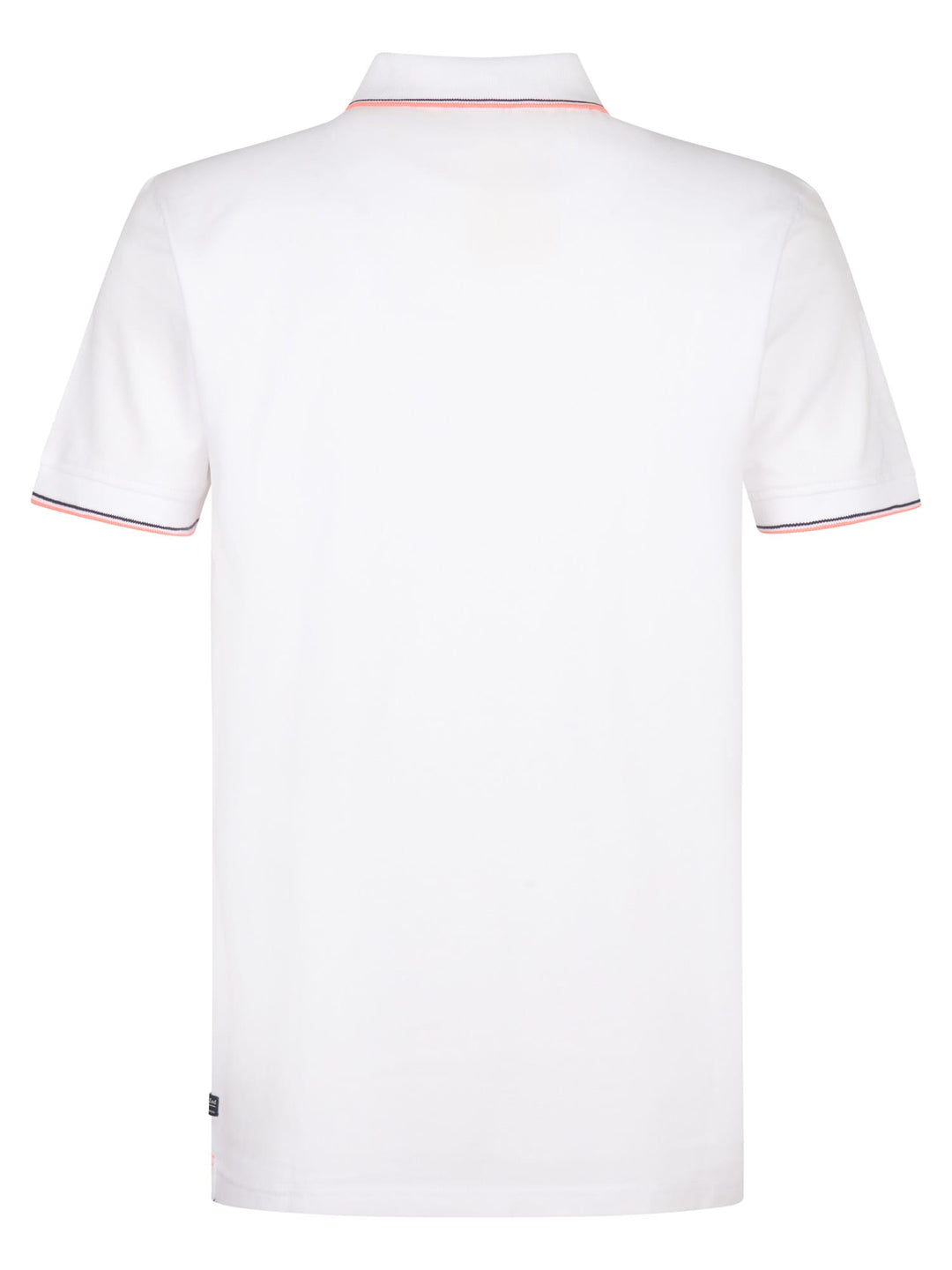 Petrol men polo k/m wit – heren