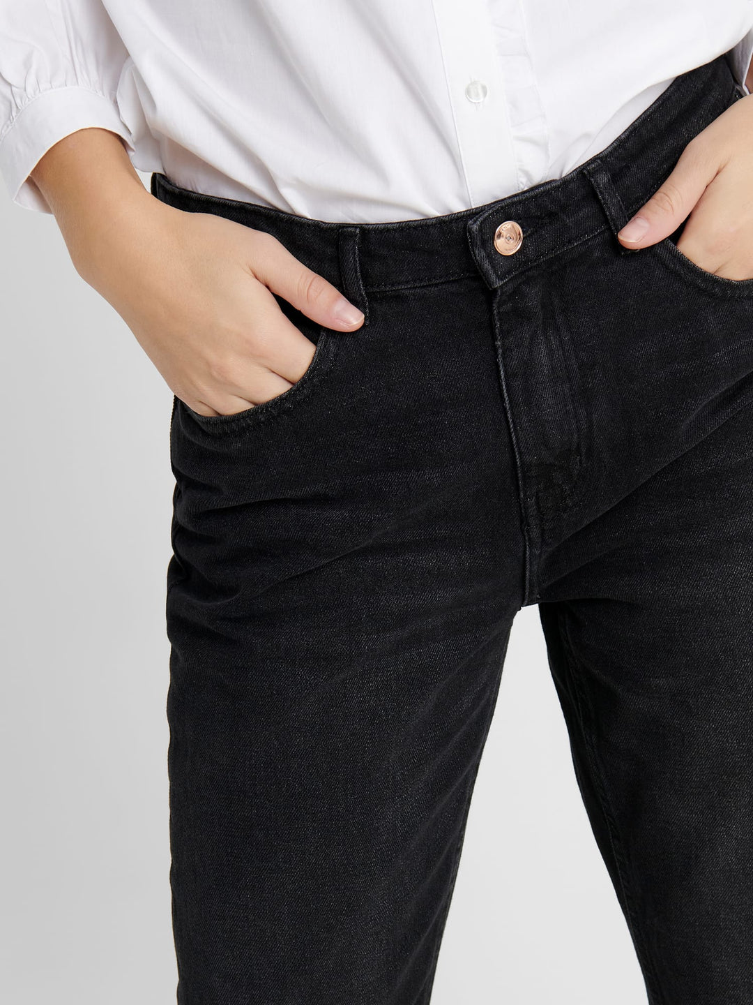 Only bootcut flare fit jeans zwart – dames - L30