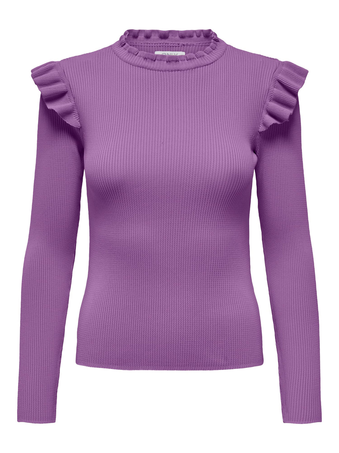Only 15262455 Sia t-shirt l/m paars – dames