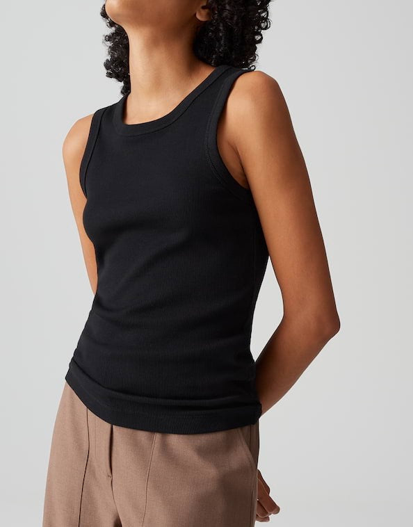 Opus Ilesso 10038710409 singlet zwart – dames