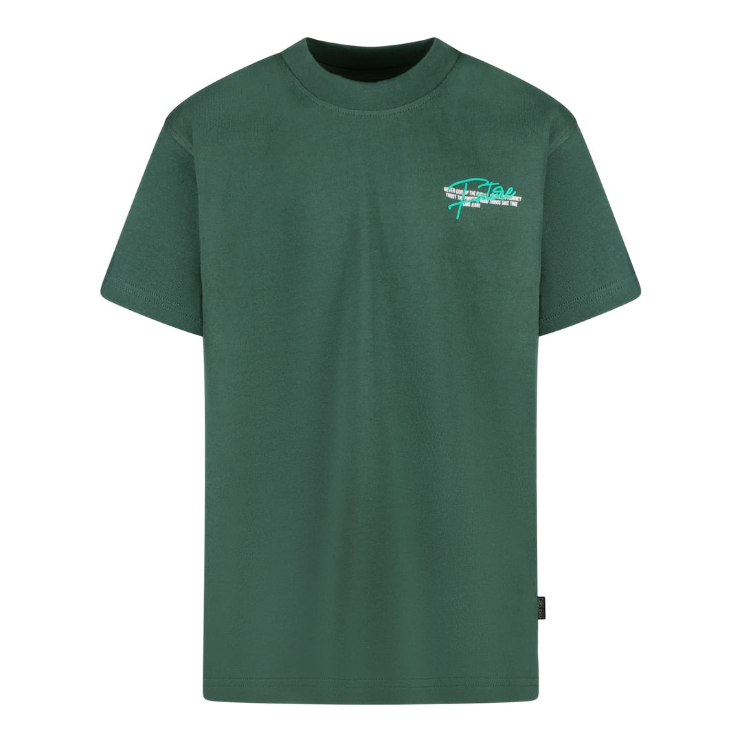 Cars boys T-shirt Feturo jr. groen dessin – jongens