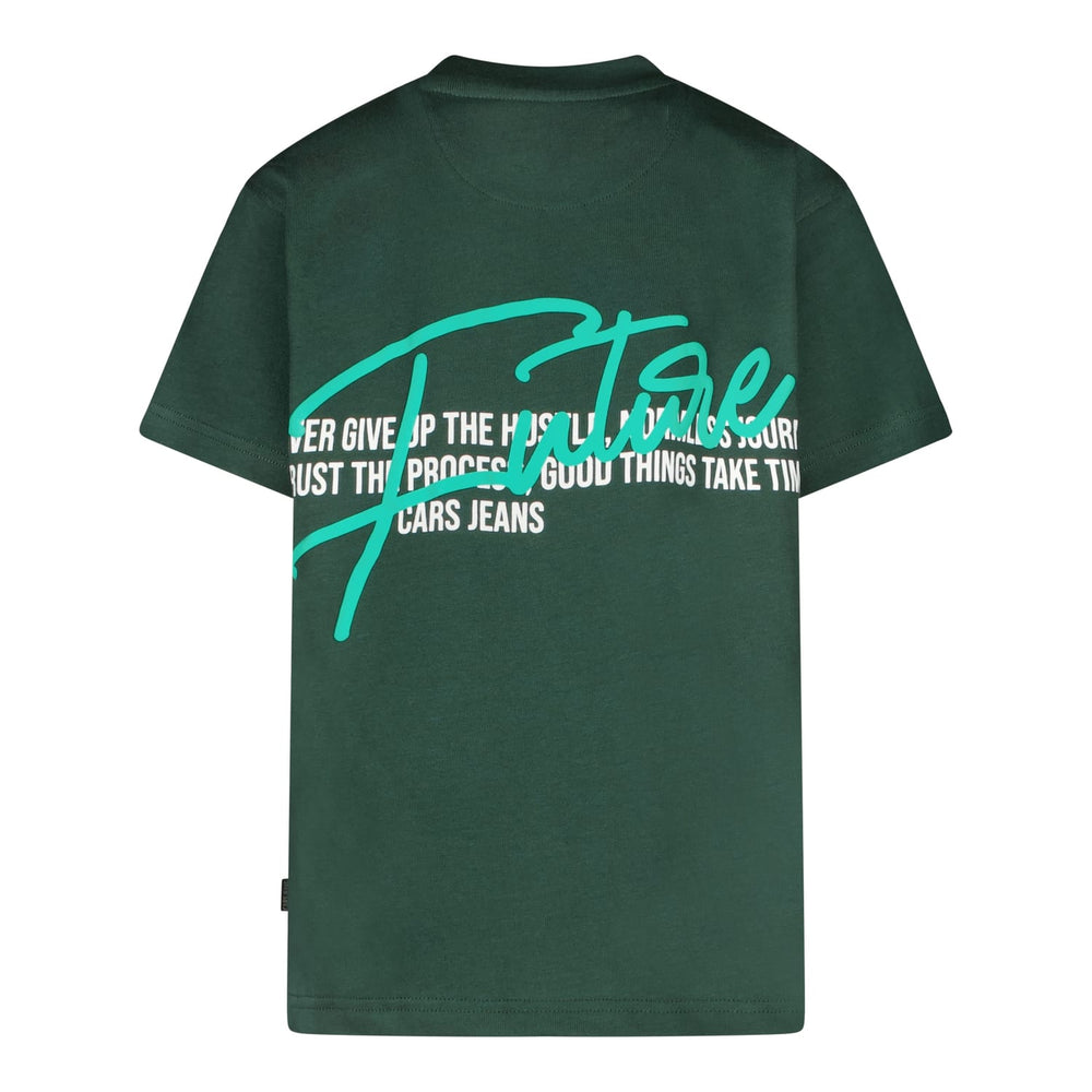 Cars boys T-shirt Feturo jr. groen dessin – jongens