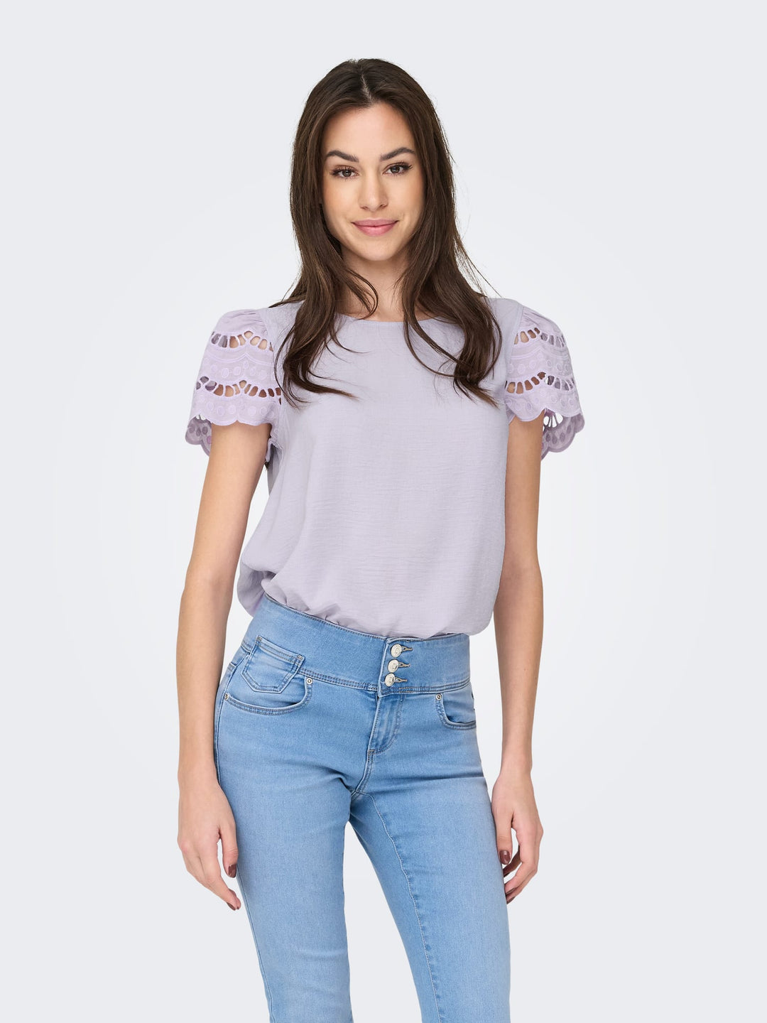 Jacqueline de Yong Hannah top lila – dames