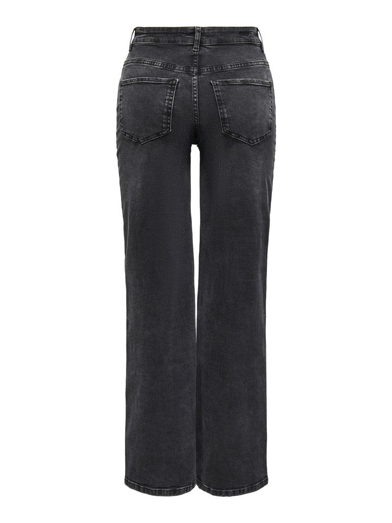 Jacqueline de Yong Felina jeans loose fit zwart denim - Black Denim - L34
