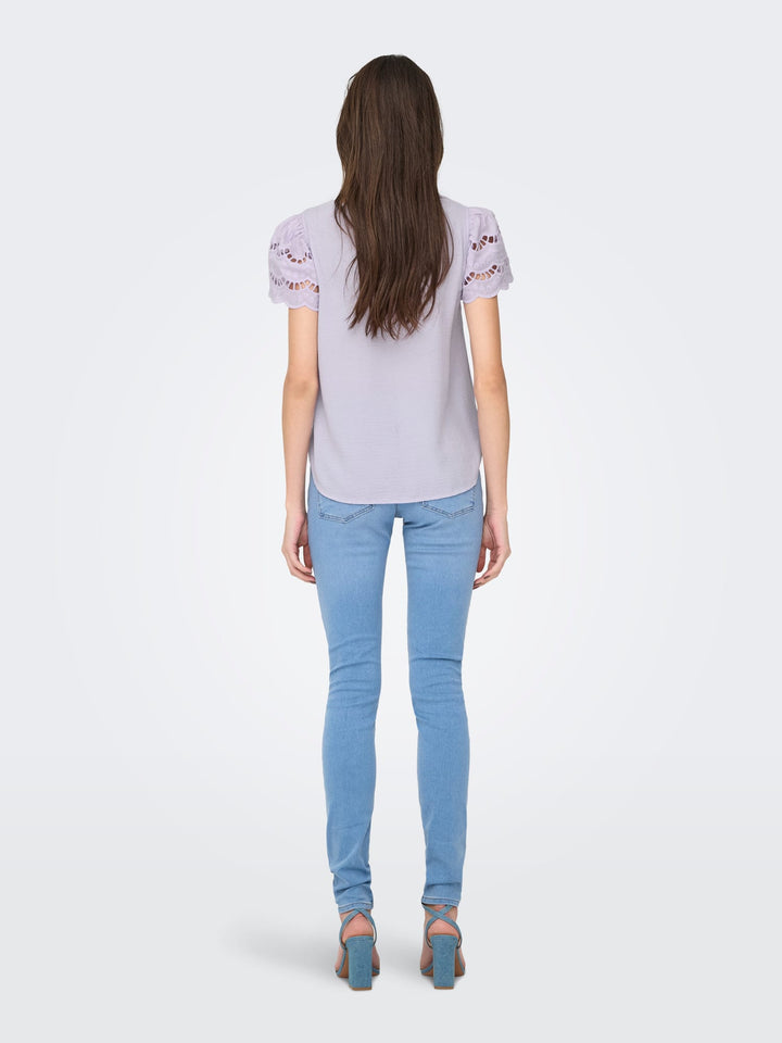 Jacqueline de Yong Hannah top lila – dames
