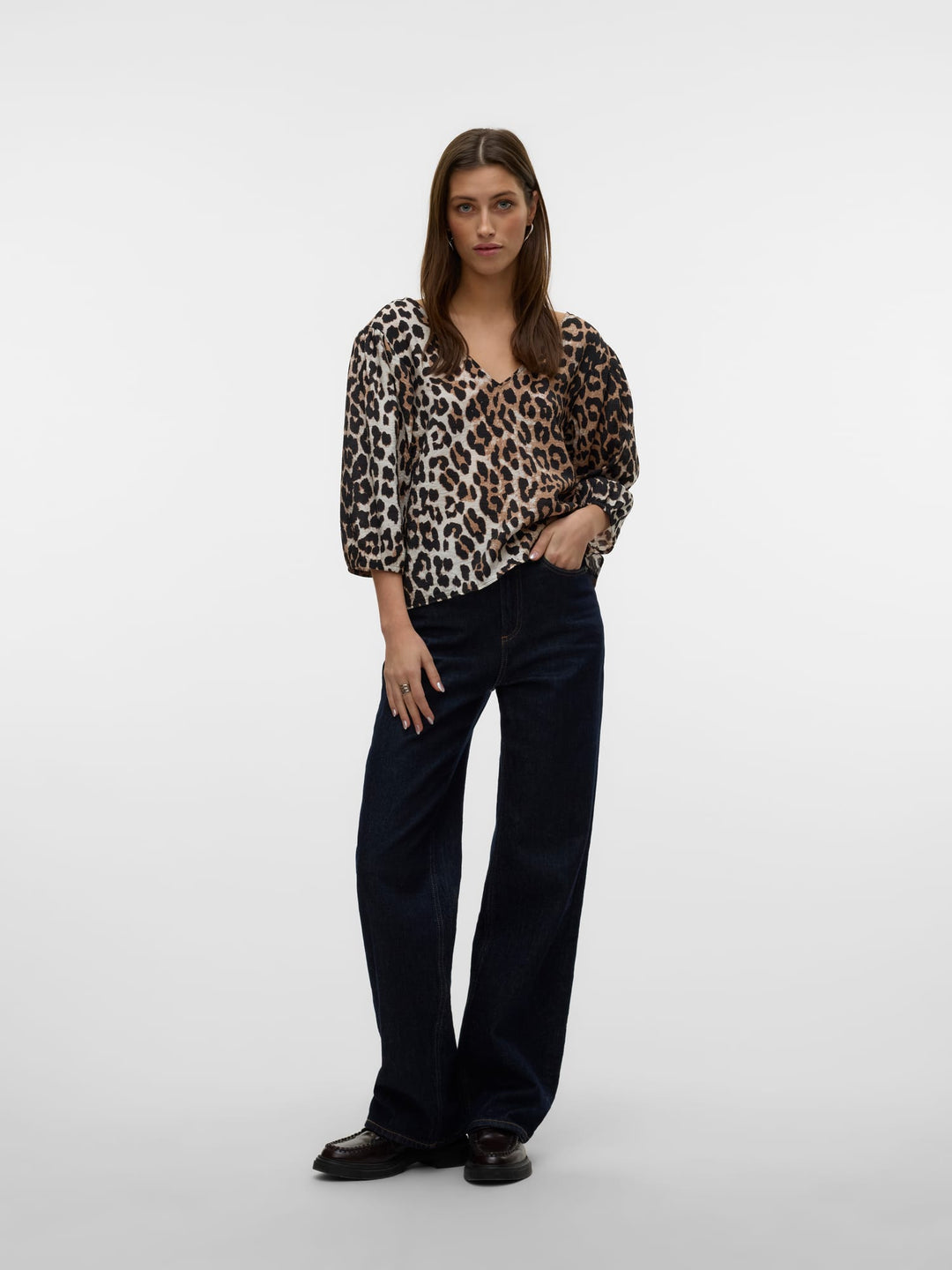 VERO MODA 10331457 josie blouse zwart dessin