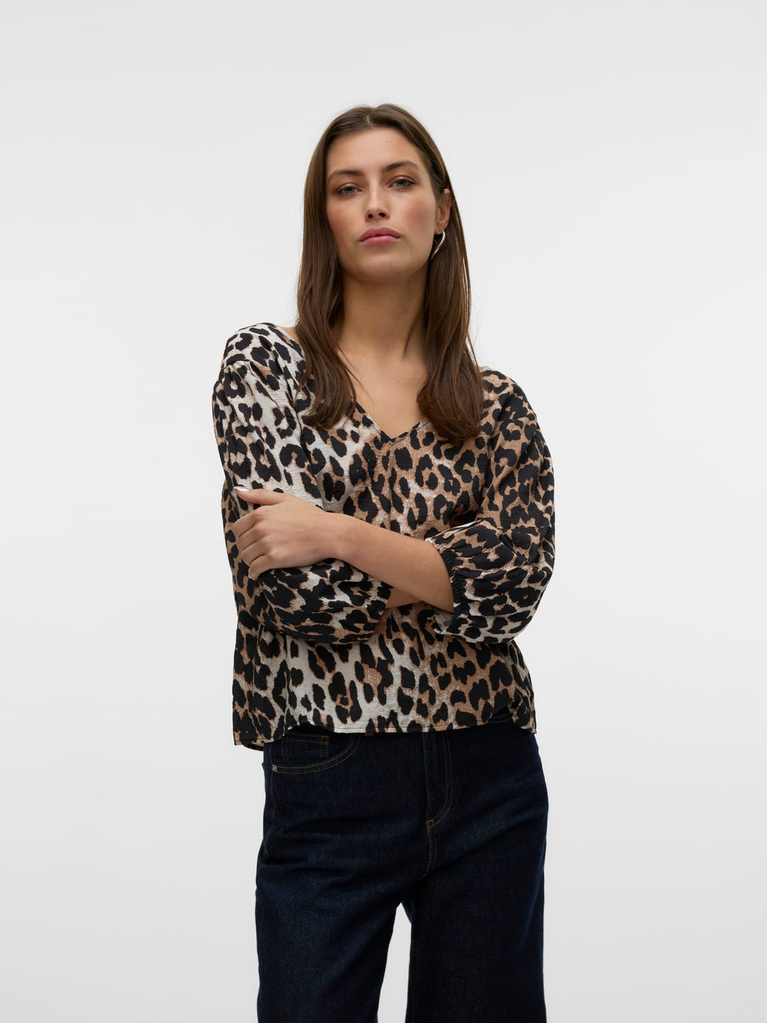 VERO MODA 10331457 josie blouse zwart dessin