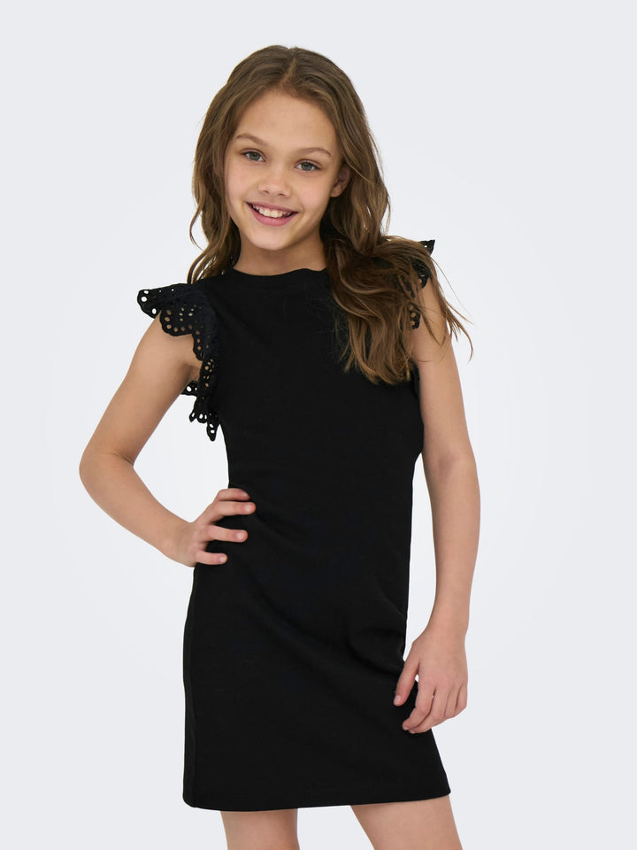 Kids Only Drea jurk kort zwart – meisjes
