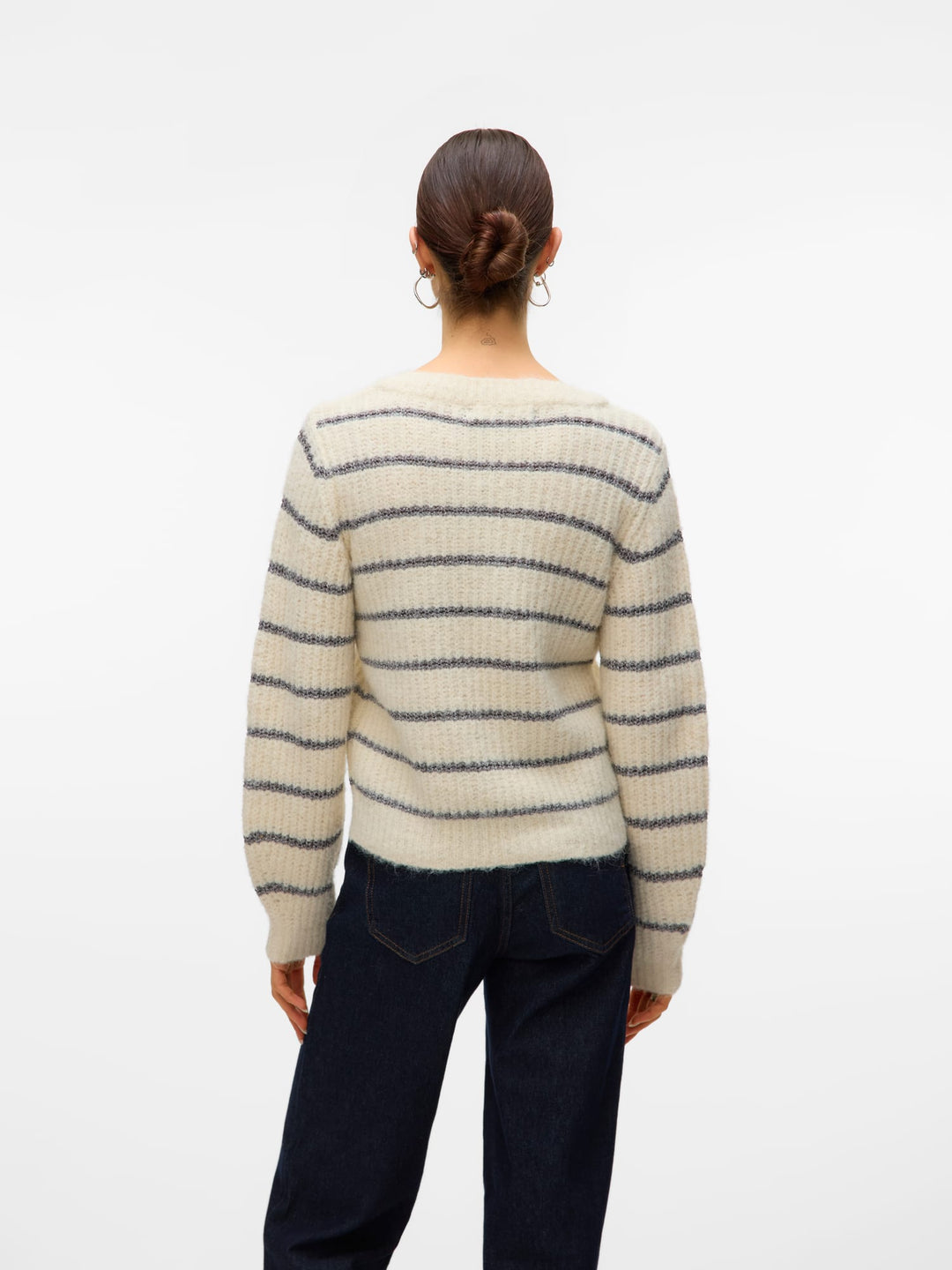 VERO MODA 10331581 awesome trui dames – ecru dessin