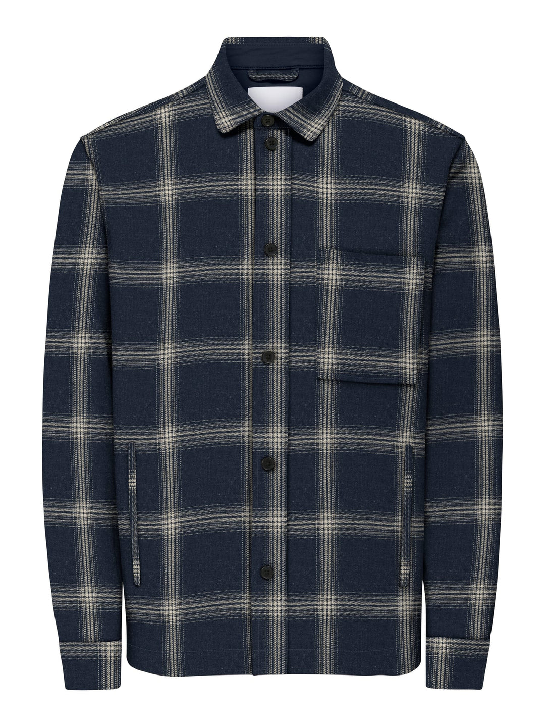 ONLY & SONS Aiden overhemd l/m heren – blauw dessin
