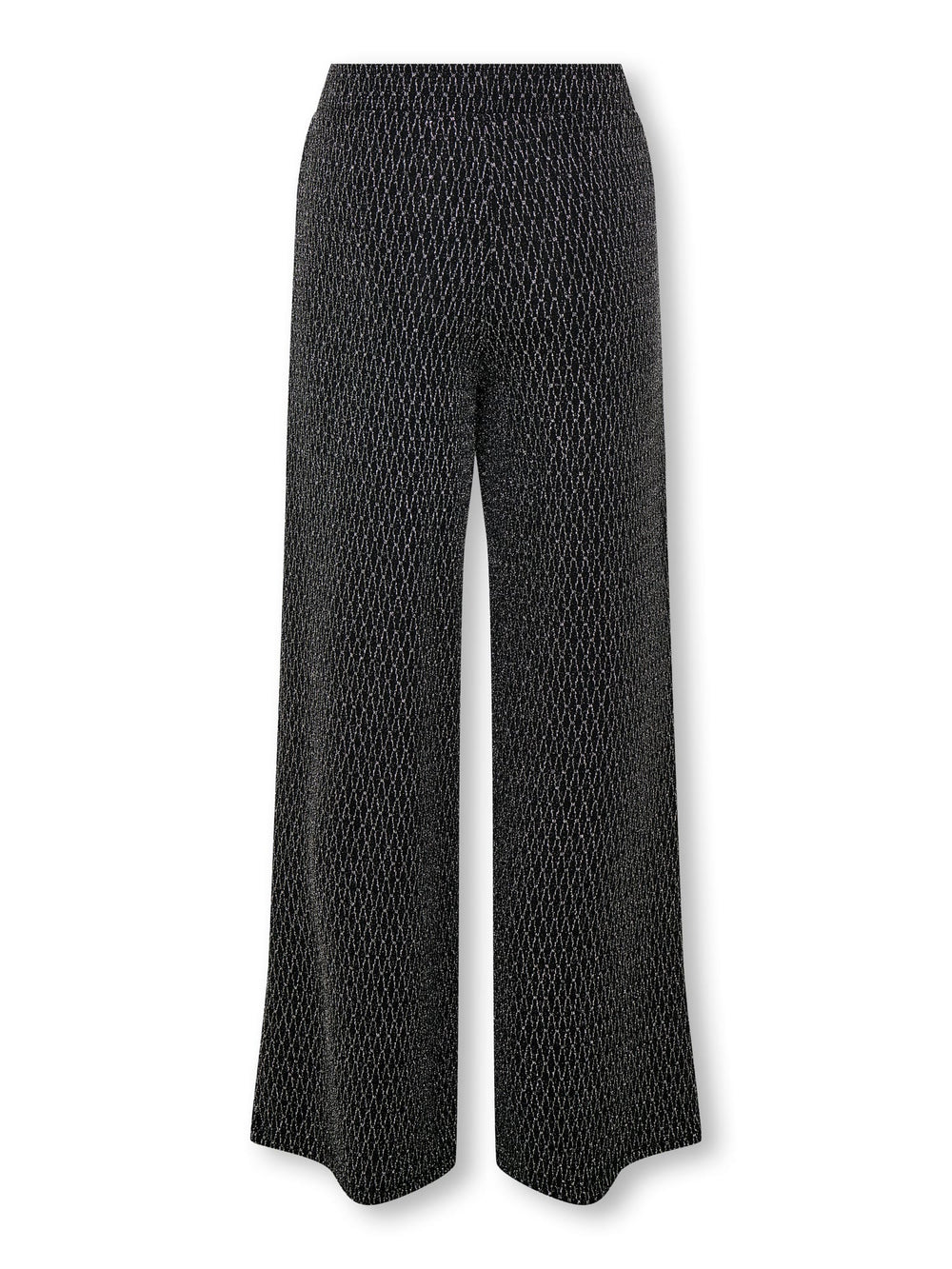 Kids Only KOGQUEEN GLITTER PANT BF JRS – meisjes lange broek - Zwart Dessin