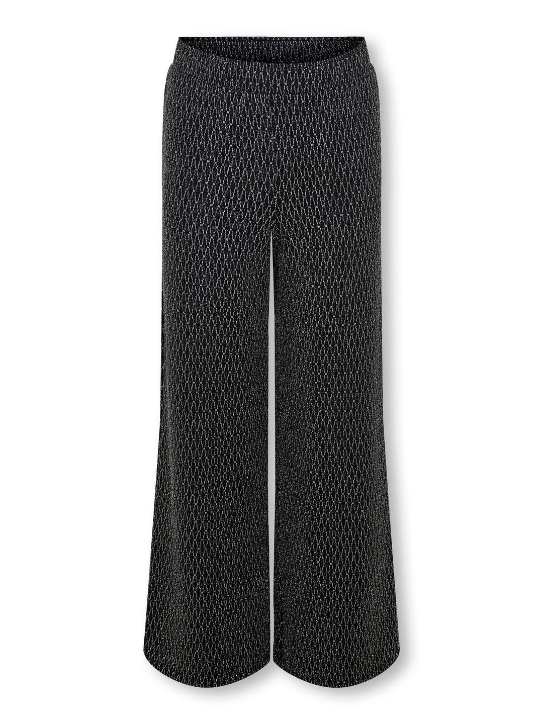 Kids Only KOGQUEEN GLITTER PANT BF JRS – meisjes lange broek - Zwart Dessin