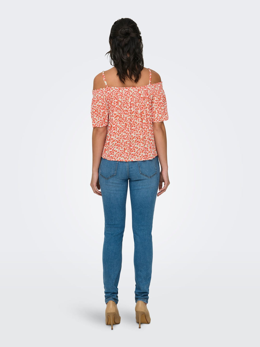 Jacqueline de Yong JDYTORI top rood dessin – dames