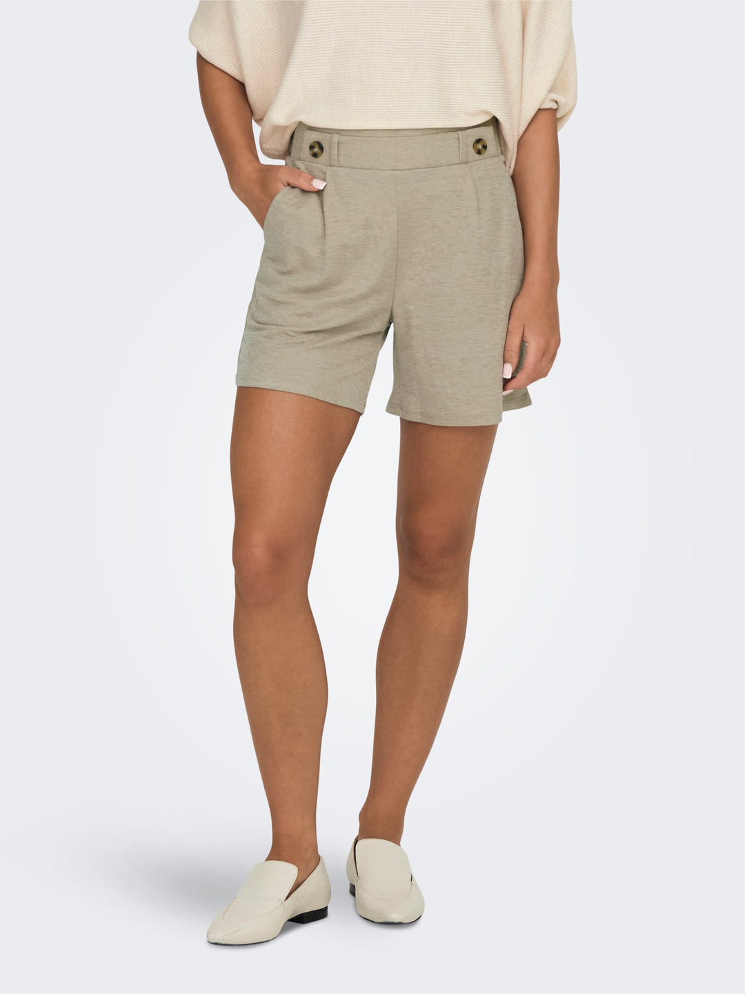 jacqueline de yong 15320995 birdie short dames beige