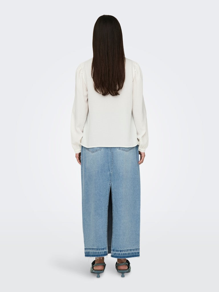 Jacqueline de Yong Rachel blouse ecru – dames