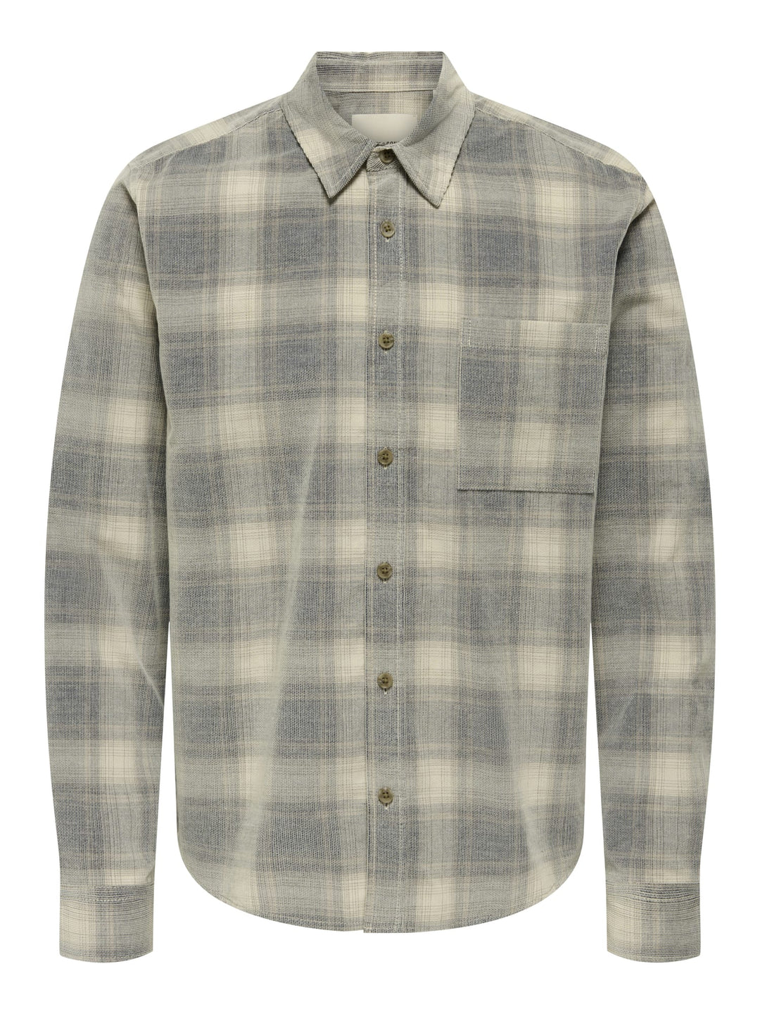 ONLY &amp; SONS 22035776 William overhemd l/m zand dessin – heren