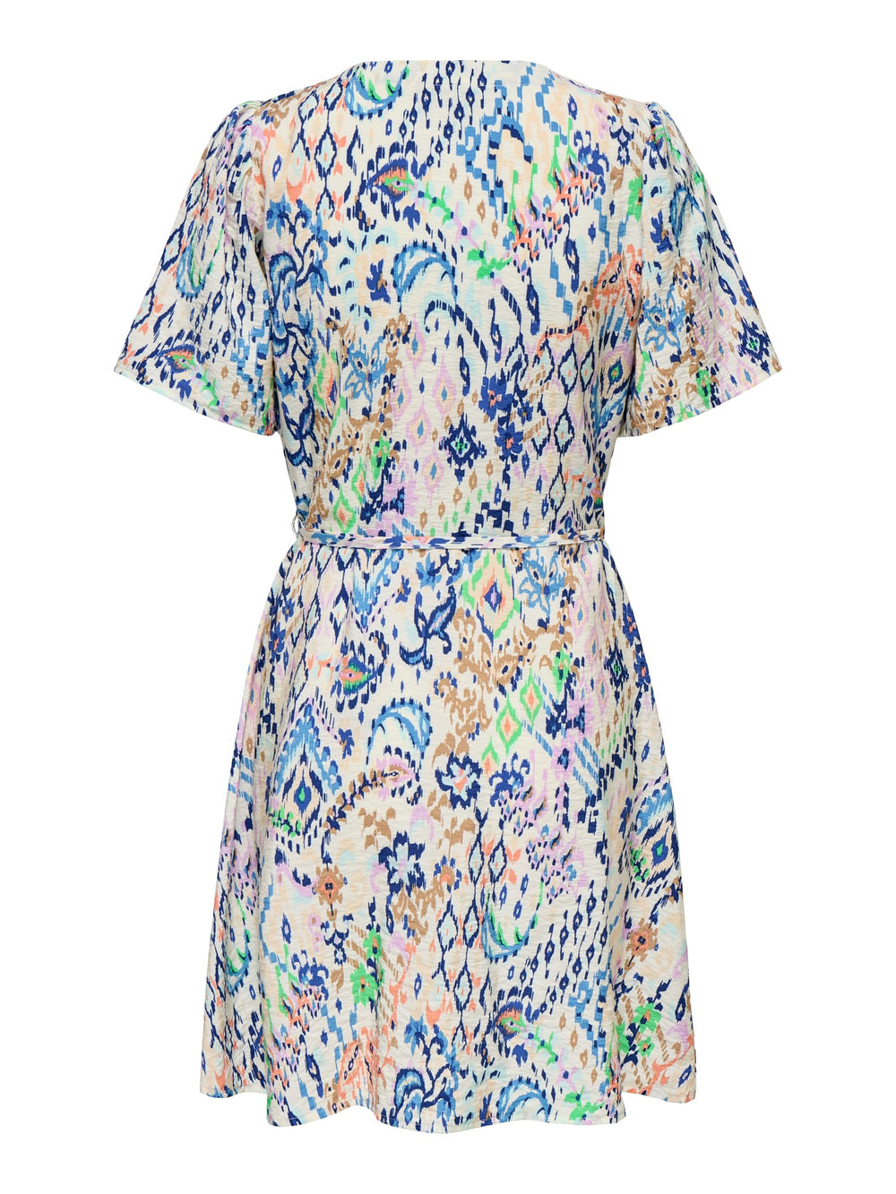 Jacqueline de Yong 15350739 Troya jurk kort ecru dessin