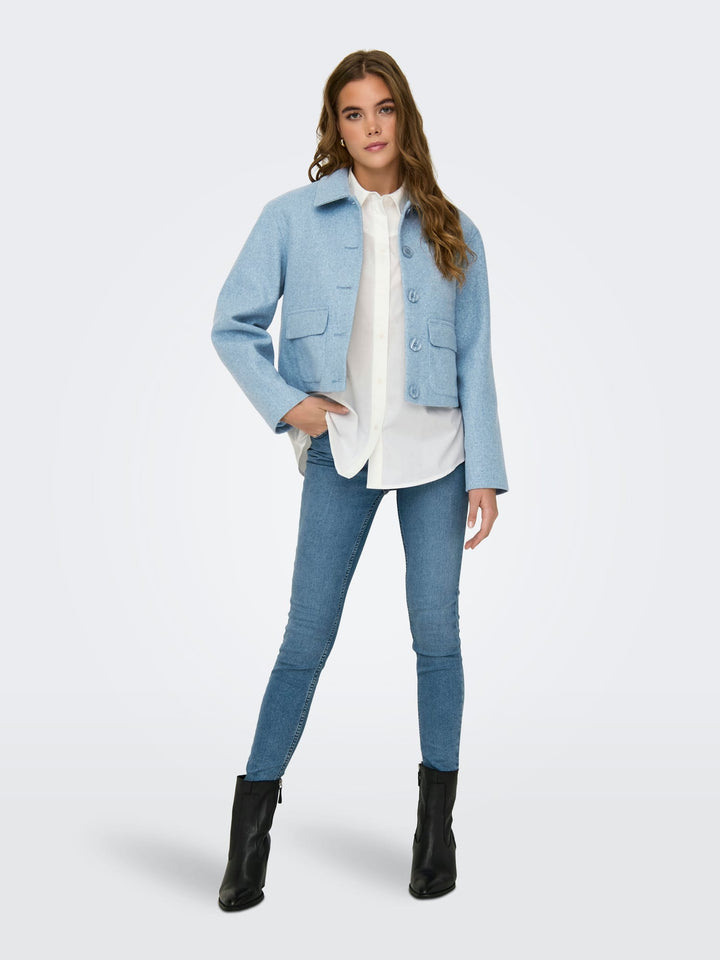Jacqueline de Yong JDYCALLIE Short Jacket navy – dames