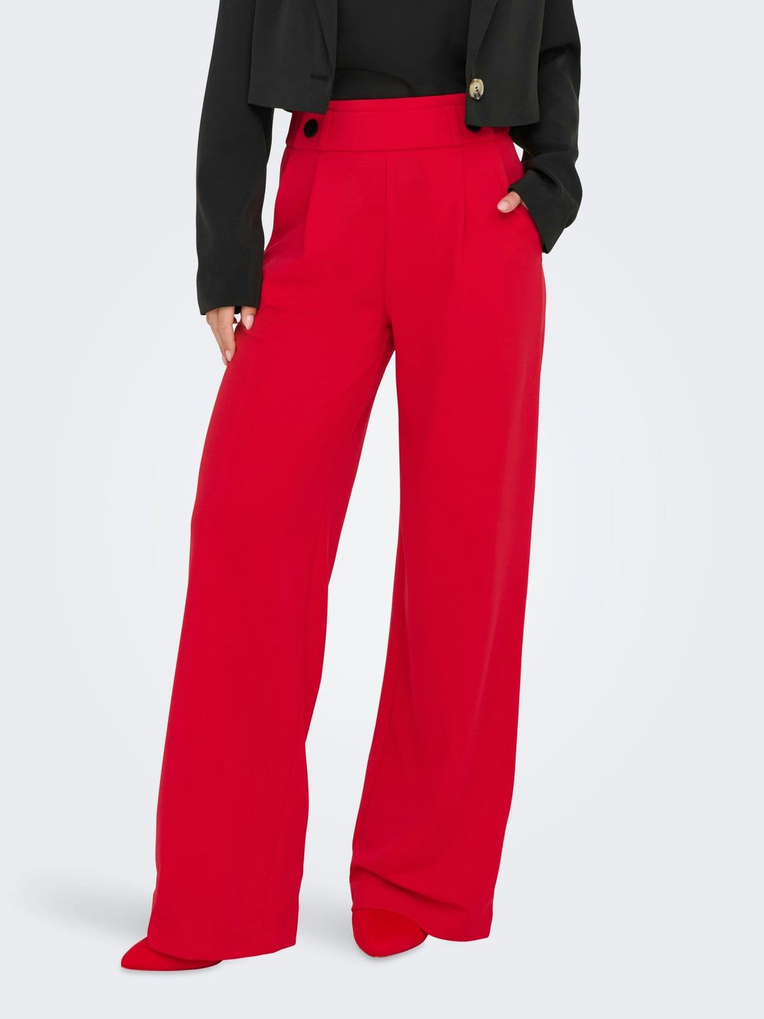 Jacqueline de Yong Geggo lange broek dames – rood - L32