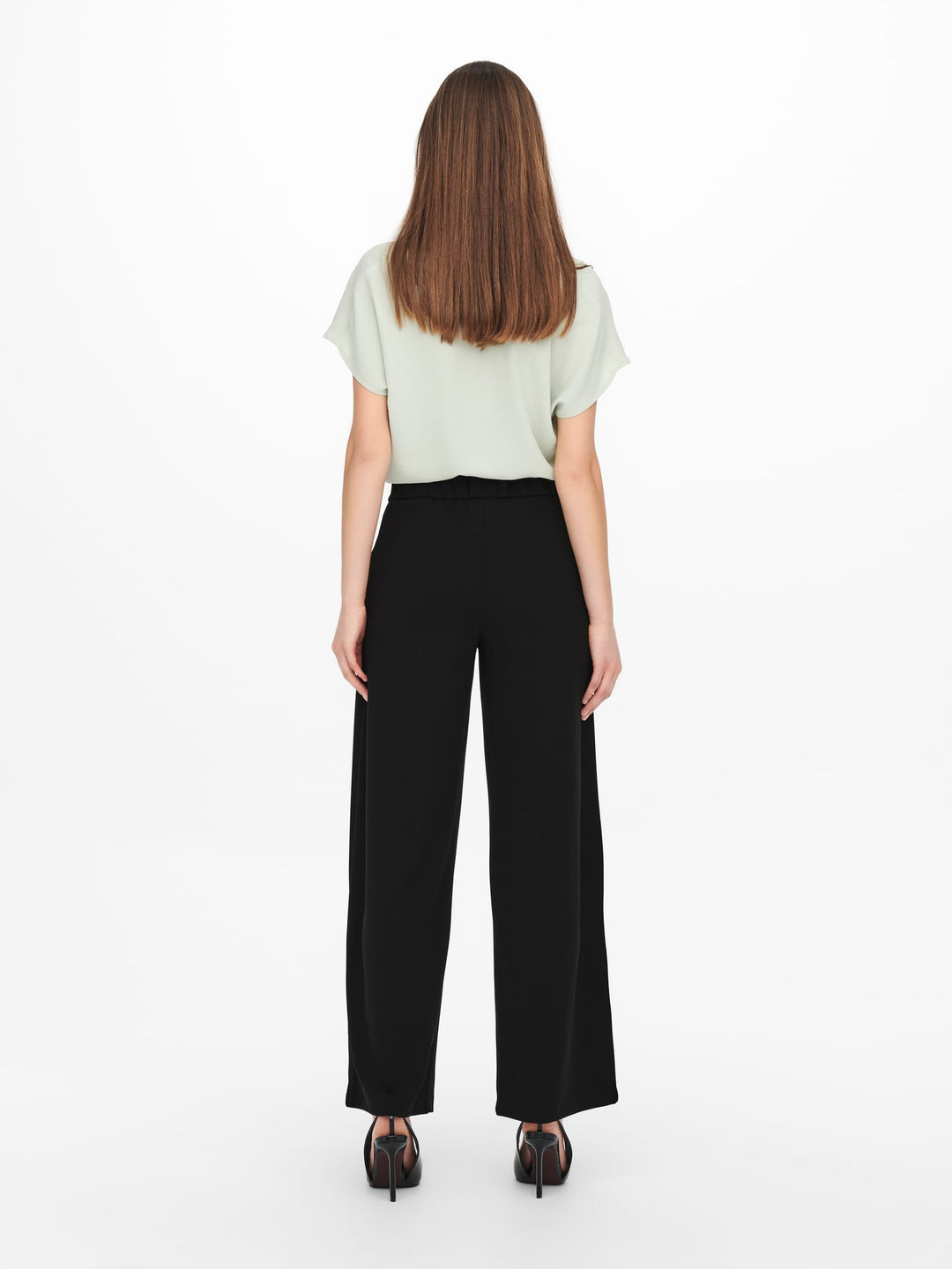 Jacqueline de Yong Geggo lange broek zwart – dames - L32