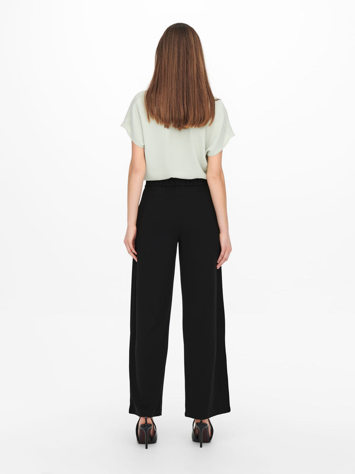 Jacqueline de Yong Geggo lange broek zwart – dames - L32