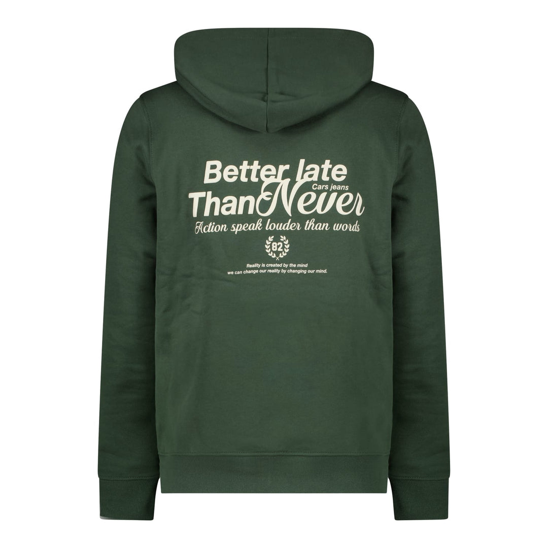 Cars men hoodie Dukey donkergroen – sweater heren
