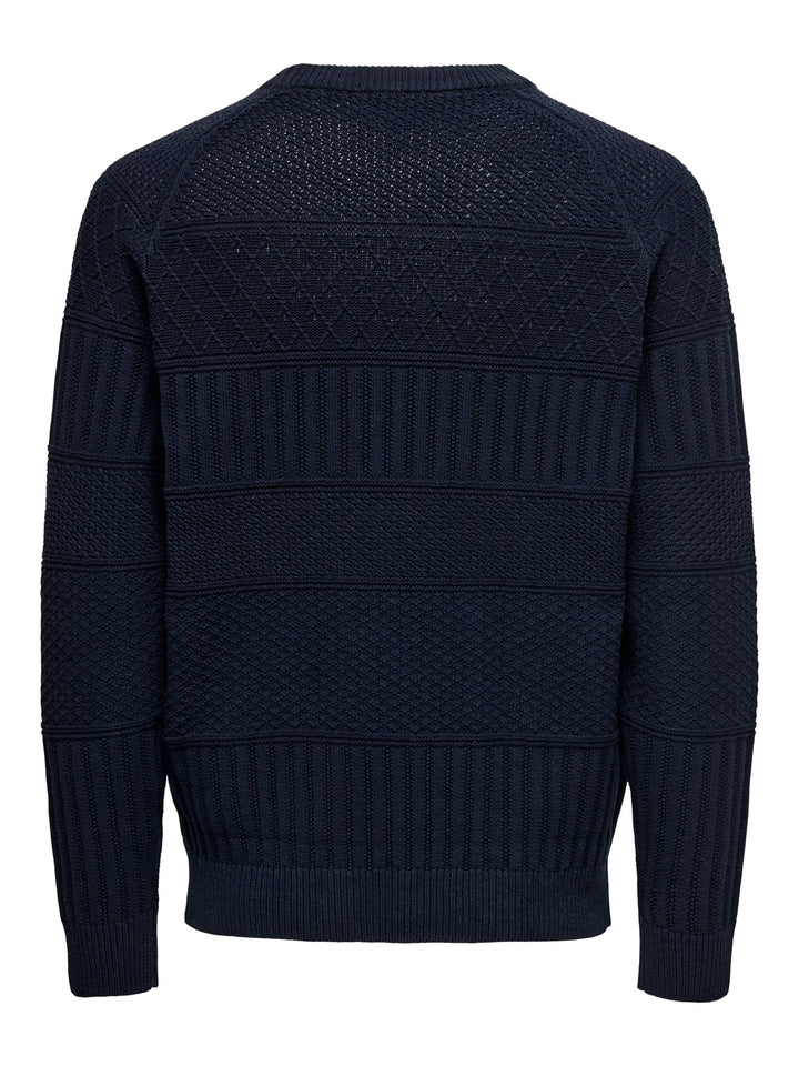 ONLY & SONS 22035797 alkan trui heren navy