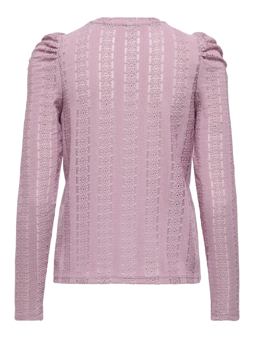 Only ONLMELANIE L/S O-NECK TOP donker rose – dames t-shirt