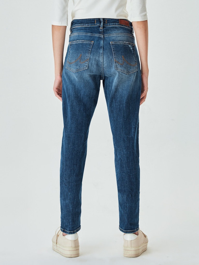 LTB Mika C 51484 jeans boyfriend fit dames - blue denim - L32