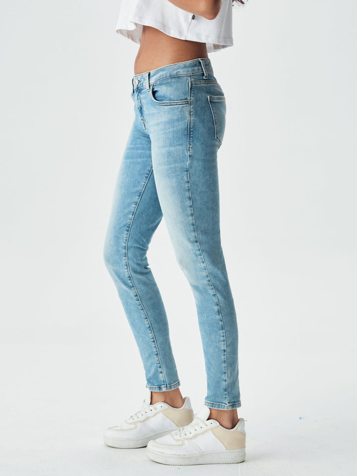 LTB 51244 Nicole jeans skinny fit dames – blue denim - L32