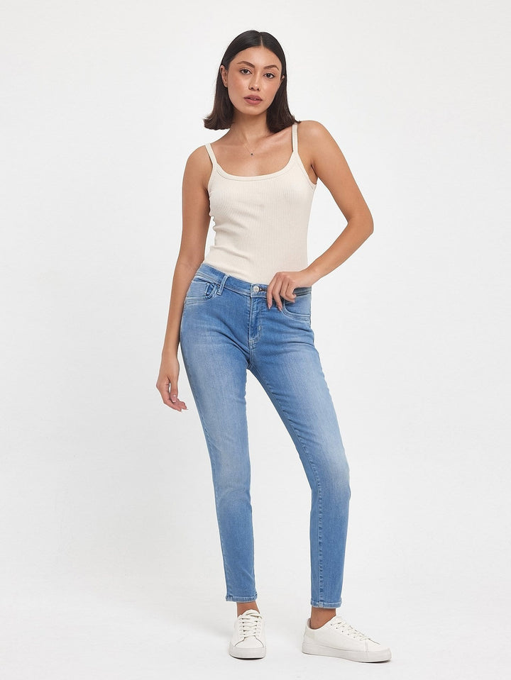 LTB dames Jonna B skinny fit jeans - blue denim - L32
