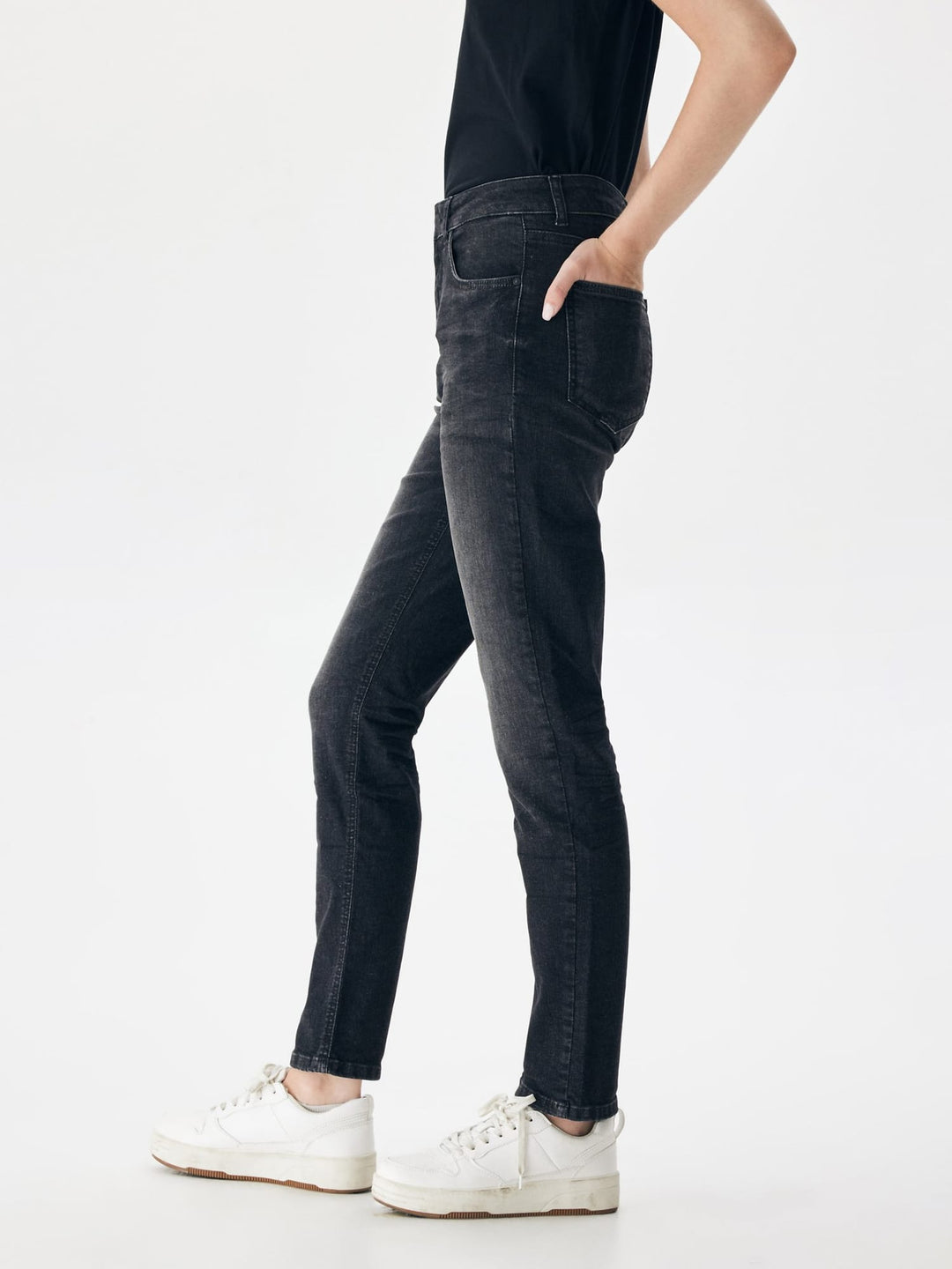 LTB Freyab slim fit jeans zwart denim – dames - Black Denim - L32