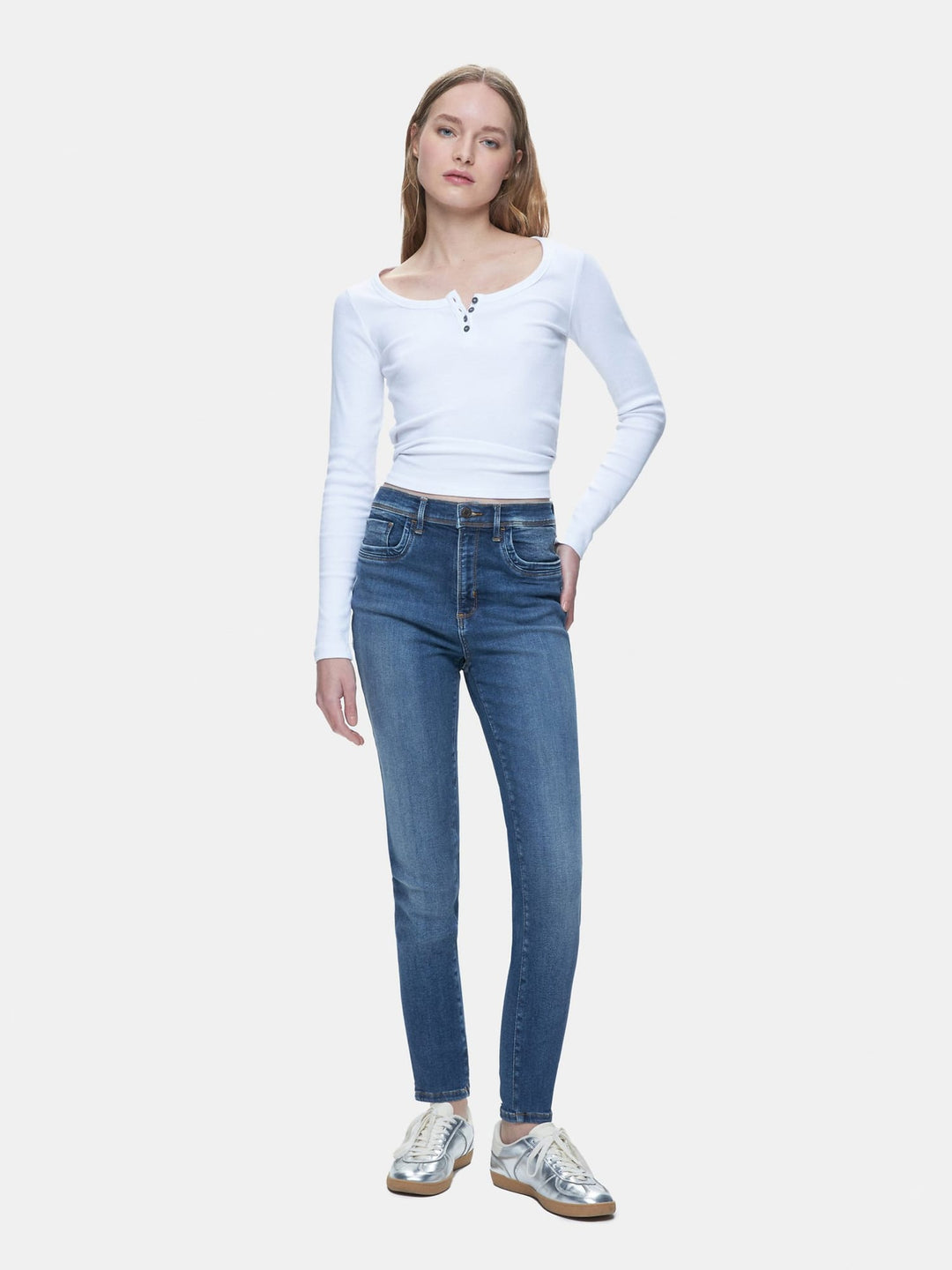 LTB Jonna 100 skinny fit jeans dames – blue denim - 32