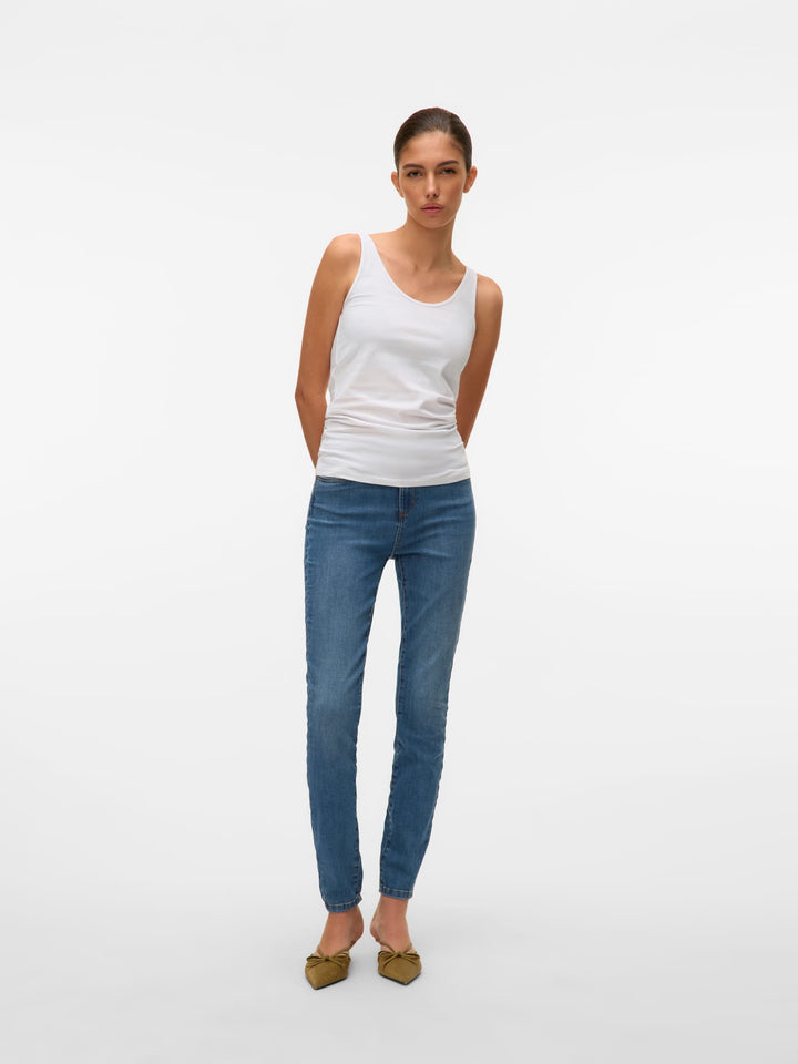 VERO MODA VMMAXI MY SOFT UU TANK TOP NOOS – dames singlet - Off-white
