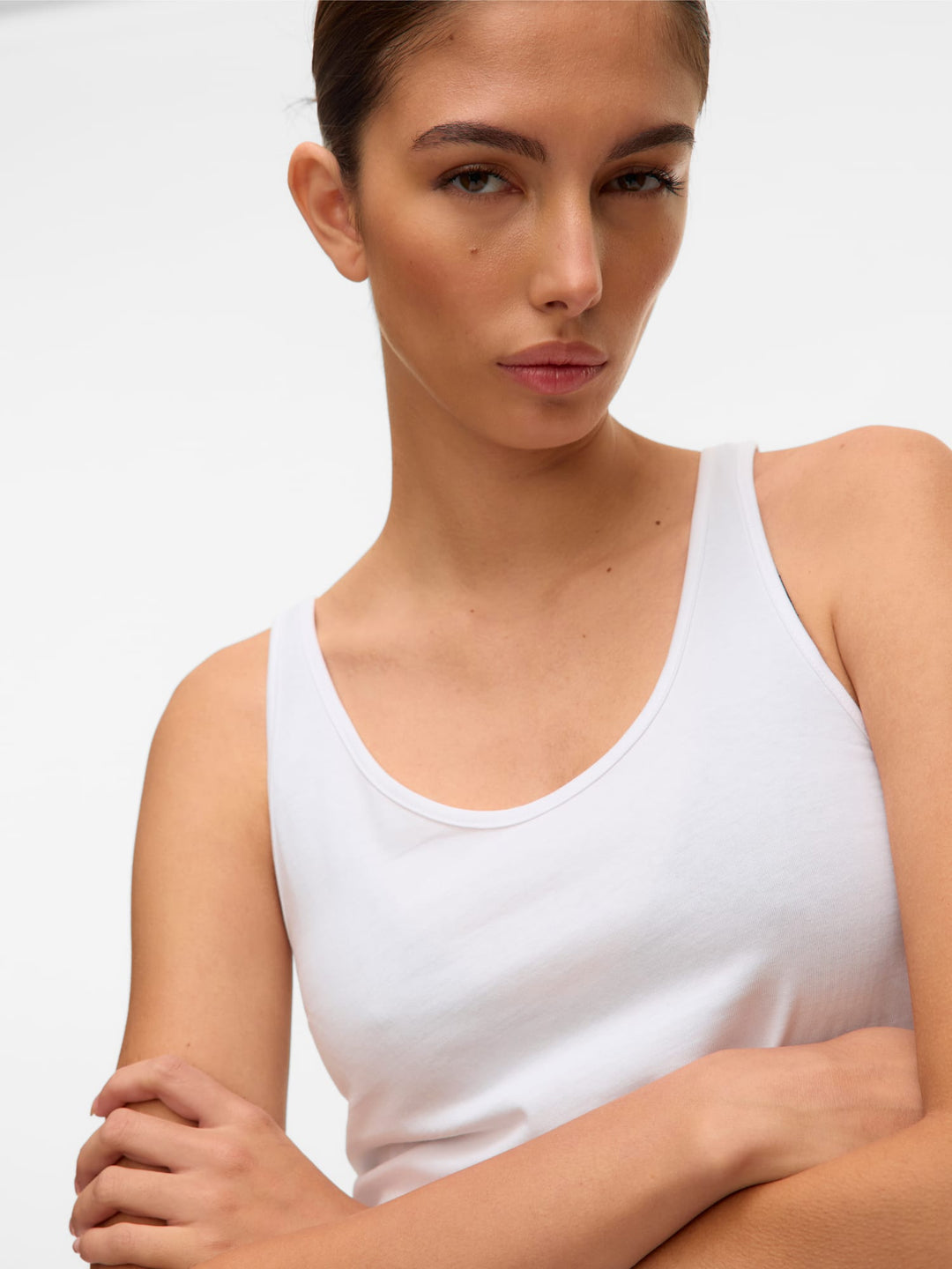 VERO MODA VMMAXI MY SOFT UU TANK TOP NOOS – dames singlet - Off-white