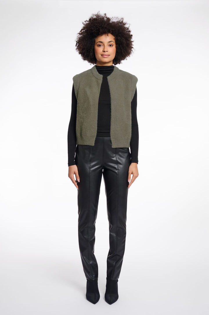 Rino & Pelle Elona.5002611 gilet gebreid – dames - Olijf