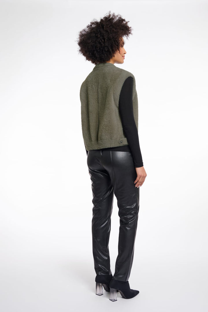 Rino & Pelle Elona.5002611 gilet gebreid – dames - Olijf