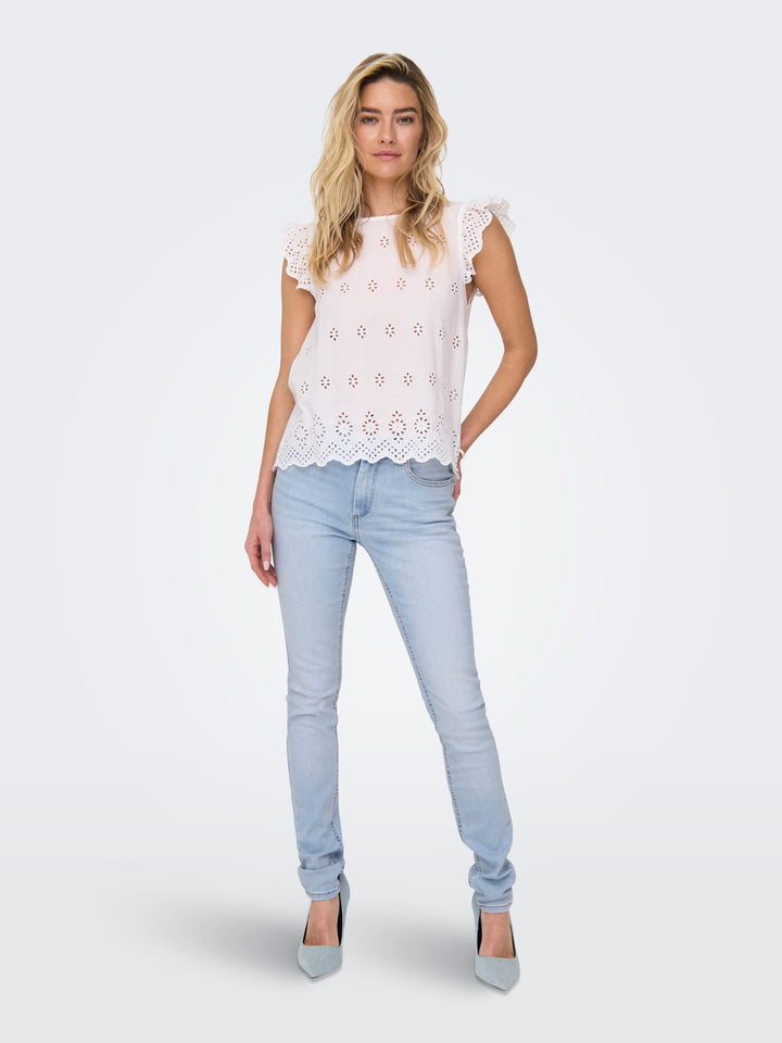 Only 15313367 jeans bootcut flare fit lichtblauw – dames - 34