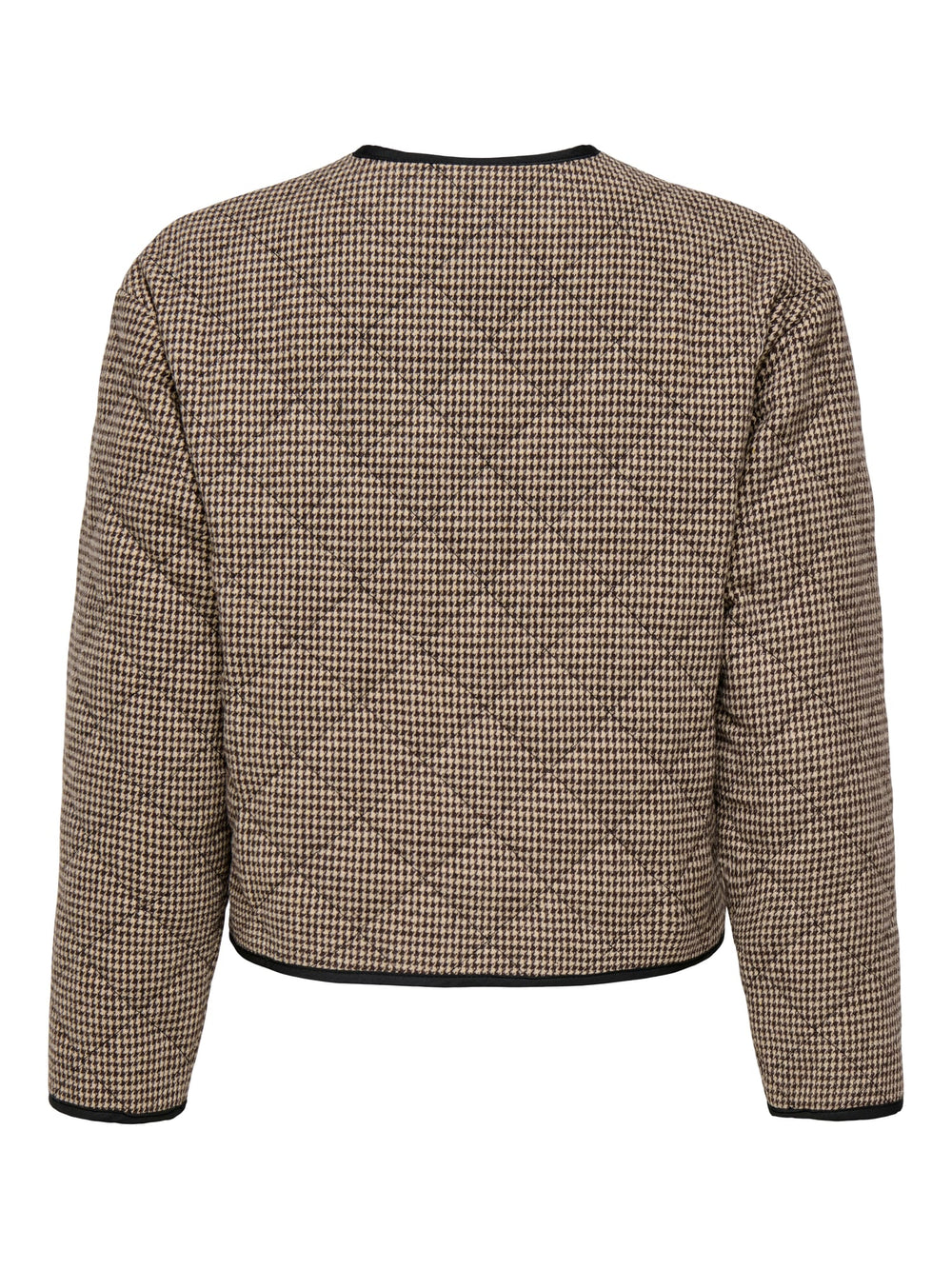 Jacqueline de Yong JDYEMERY L/S Quilted Shacket – dames - Bruin Dessin