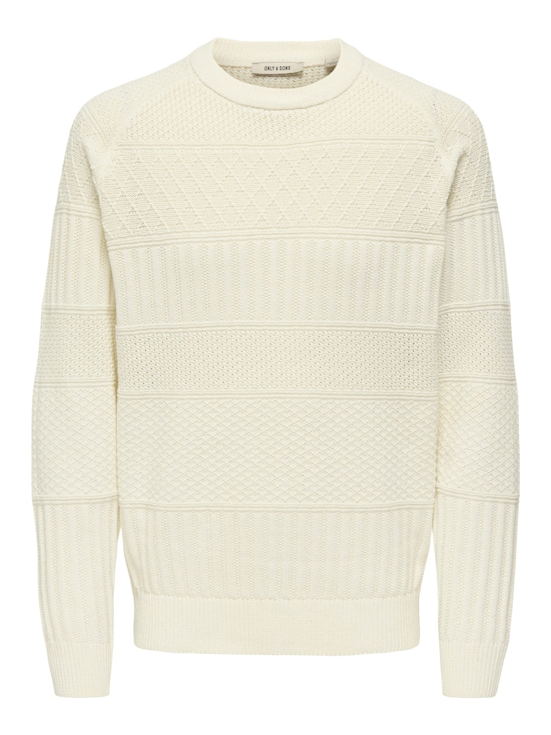 ONLY & SONS Alkan trui off-white – heren