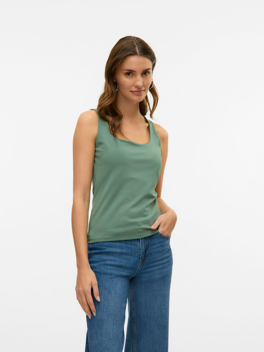 VERO MODA 10305800 Million singlet oud groen – dames